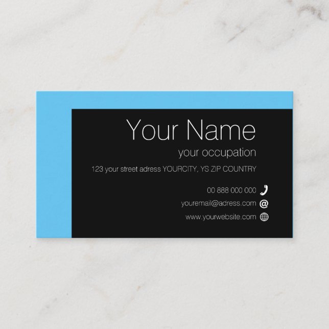 ELEMENTARY Collection Standard Business Card (Front)