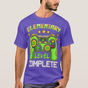 Elementary Complete Video Game Senior Graduation B T-Shirt