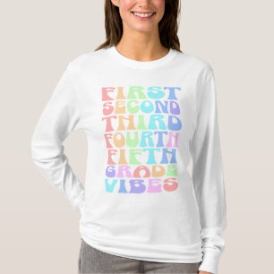 Elementary Grade Vibes Teacher Shirt – First Day