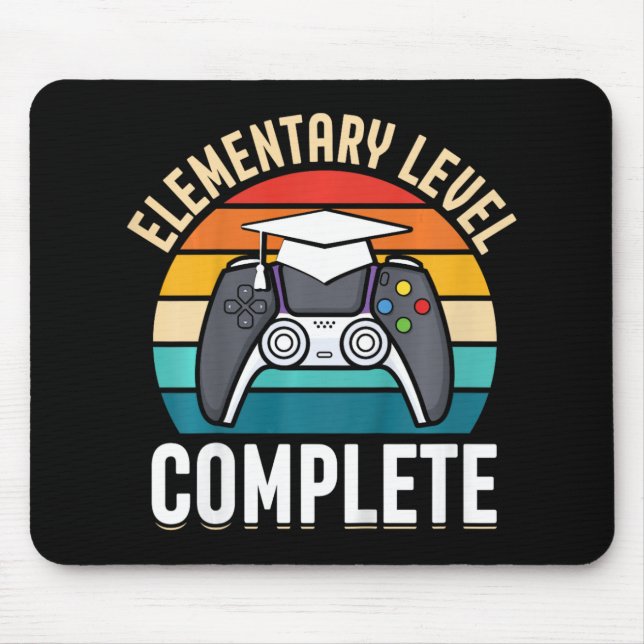 Elementary Level Complete Gamer Cl Of 2024 Graduat Mouse Pad (Front)