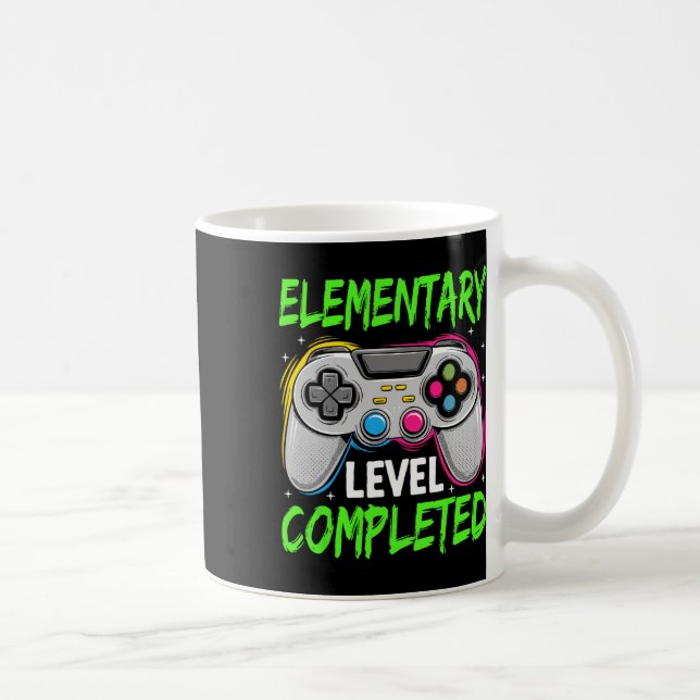 Elementary Level Complete Gamer Cl Of 2025 Graduat Coffee Mug (Right)