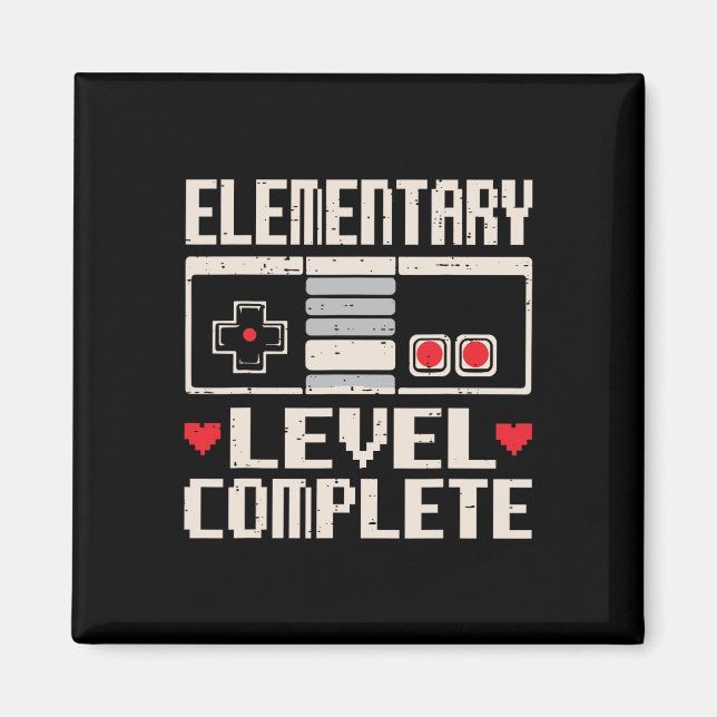 Elementary Level Complete Gamer Cl Of 2025 Graduat Magnet (Front)