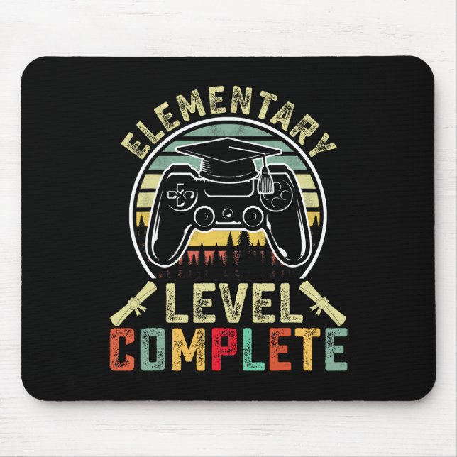 Elementary Level Complete Gamer Elementary Graduat Mouse Pad (Front)