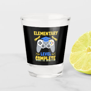 Elementary Level Complete Gaming Gamer Graduation Shot Glass