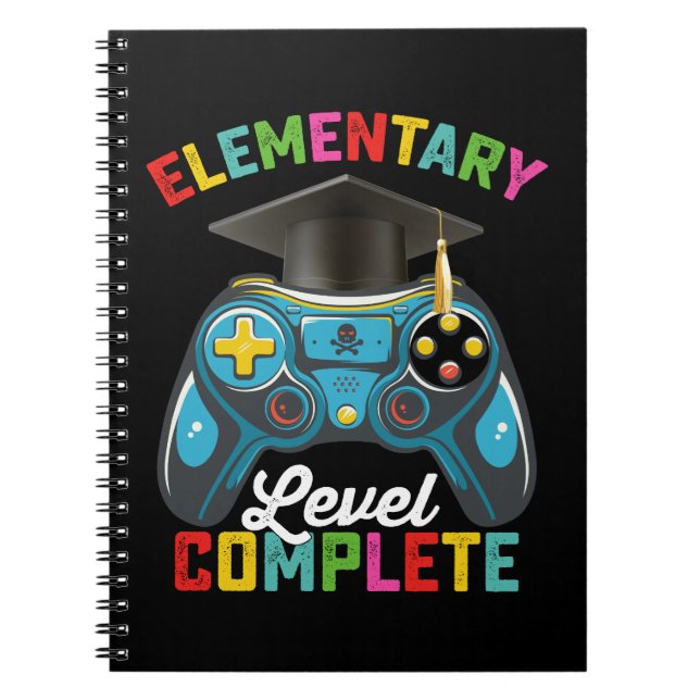 Elementary Level Complete Graduation Gaming Gamer Notebook (Front)