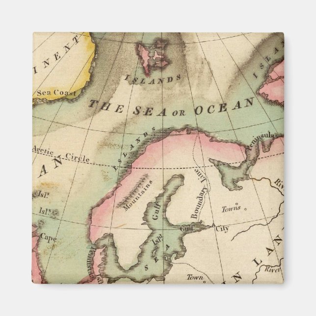 Elementary Map Magnet (Front)