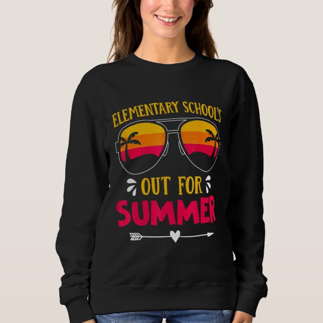 Elementary Out For Summer I Survived Virtual 8th G Sweatshirt (Front)