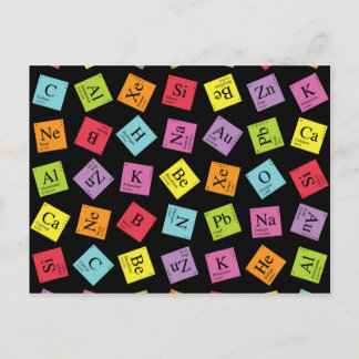 Elementary Periodic (Dark) Postcard