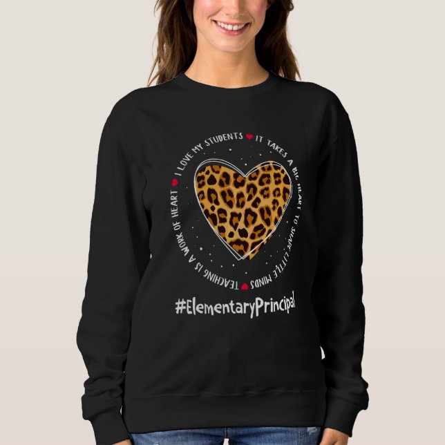 Elementary Principal Admin Appreciation Week Back  Sweatshirt (Front)