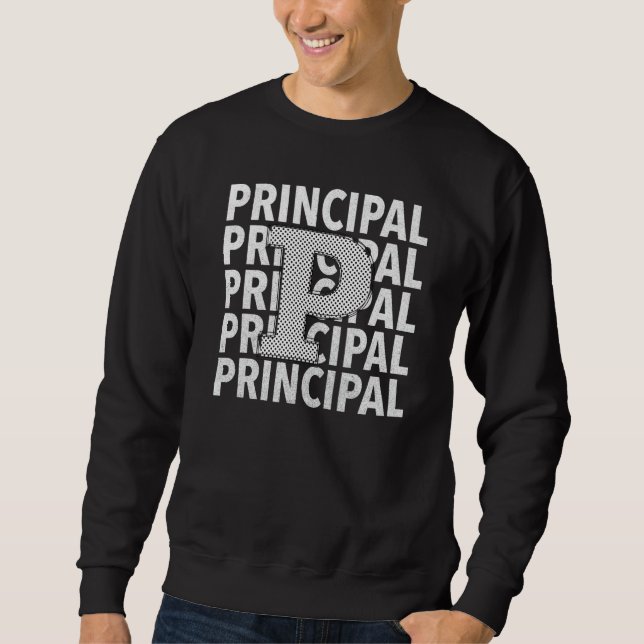Elementary School Assistant Principal Polkadot Sch Sweatshirt (Front)