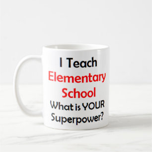 elementary school coffee mug