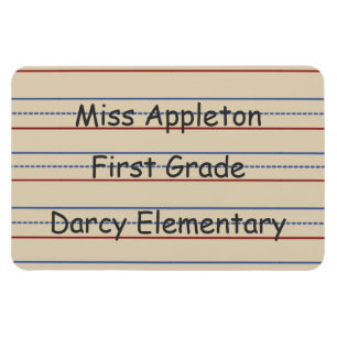 Elementary School Paper Flexi Magnet