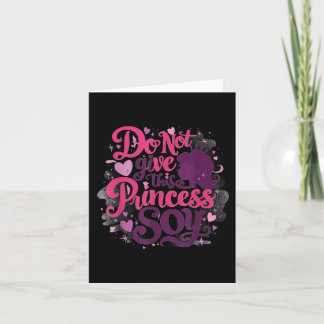 Elementary School Princess And The Soy Allergy Out Card