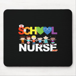 Elementary School Registered Nurse Back To School  Mouse Pad
