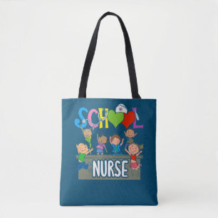 Elementary School Registered Nurse Back To School Tote Bag