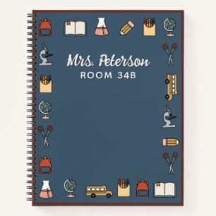 Elementary School Teacher Personalised Notebook