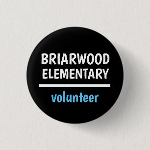 Elementary school volunteer, staff, visitor badge