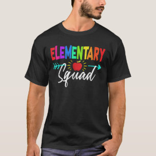Elementary Squad Teacher Student Team Back To T-Shirt