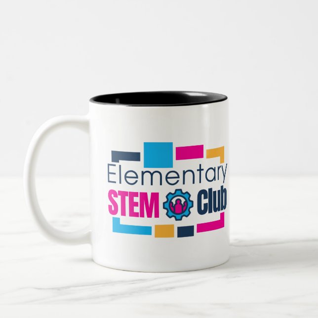 Elementary STEM Club Logo Mug (Left)