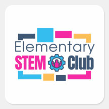 Elementary STEM Club Logo Sticker