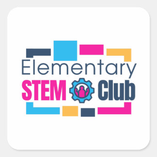 Elementary STEM Club Logo Sticker