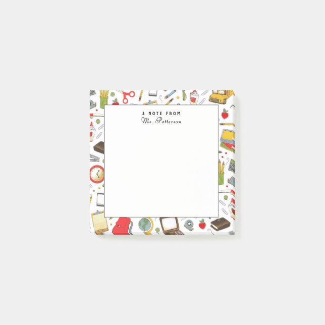 Elementary Teacher Post-it Notes (Front)