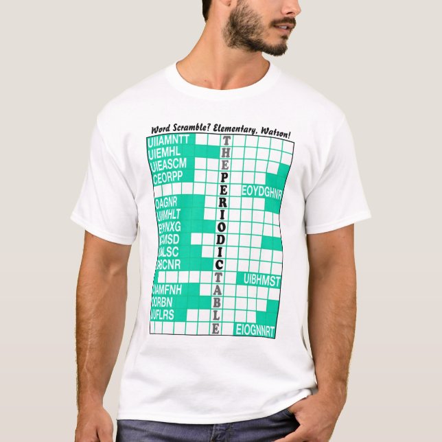 Elementary Word Scramble T-Shirt (Front)