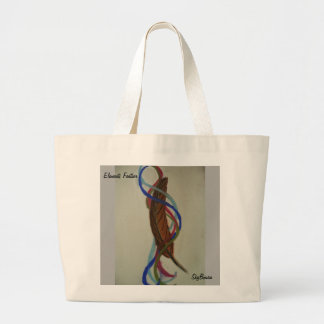 elements feather art tote