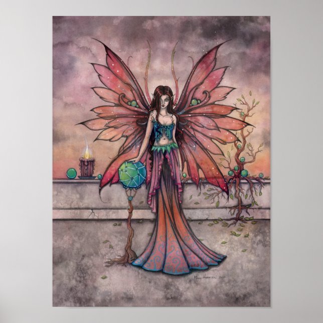 Elements in Sync Fairy Fantasy Art Poster (Front)