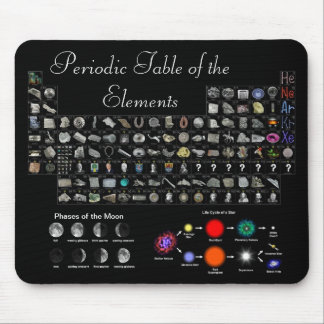 Elements, moon, and stars at your fingertips mouse pad