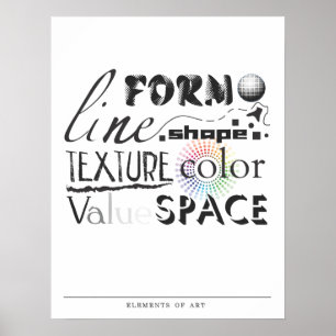 Elements of Art Poster
