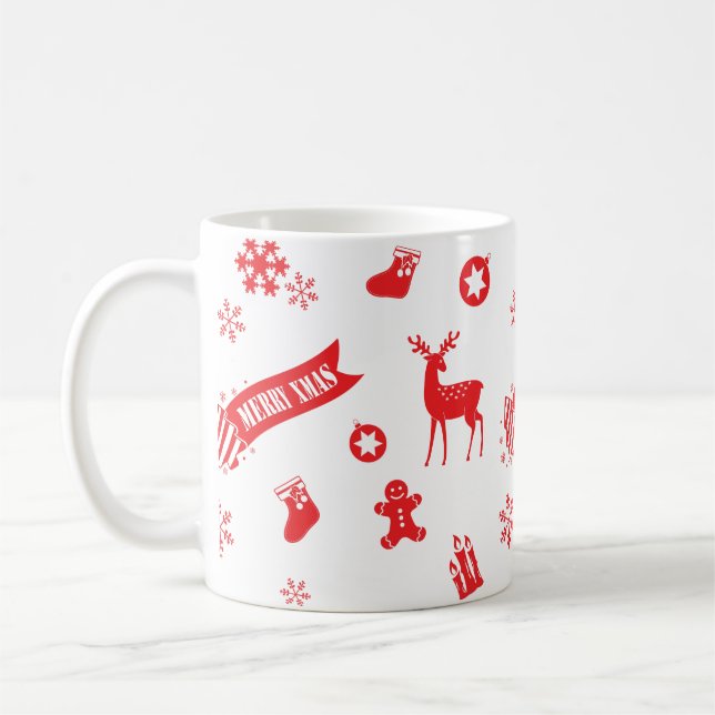 Elements of Christmas Coffee Mug (Left)