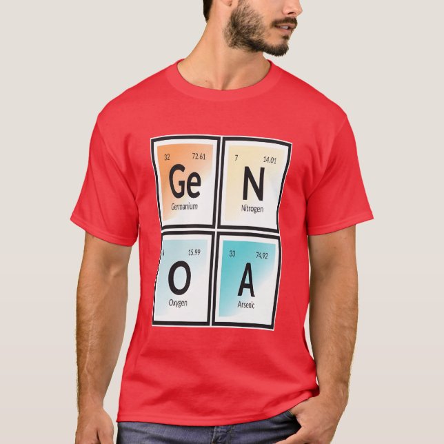 Elements of Genoa City funny T-Shirt (Front)