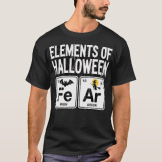 Elements Of Halloween Teacher-Photoroom T-Shirt
