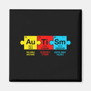 Elements Periodic Table for Women Men Kids Autism Magnet