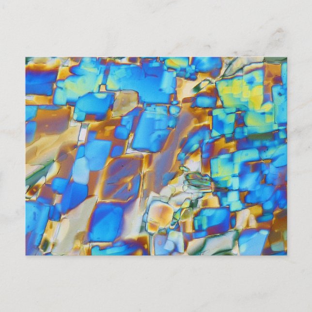 Elements/Yttrium under the microscope Postcard (Front)