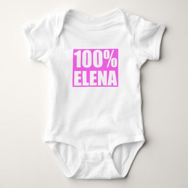 Elena name baby bodysuit (Front)