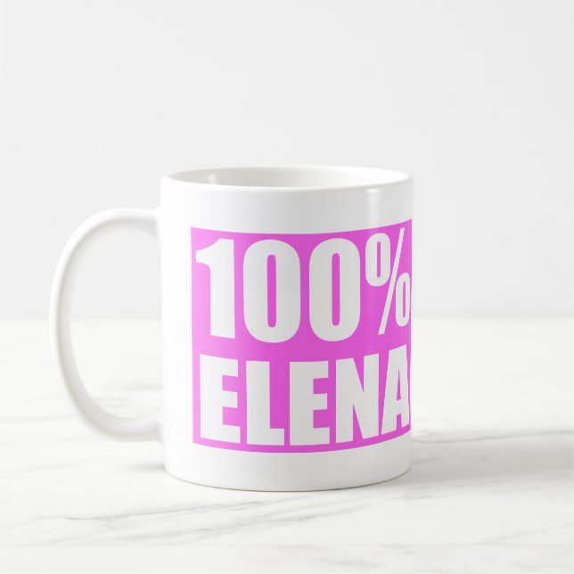 Elena name coffee mug (Left)