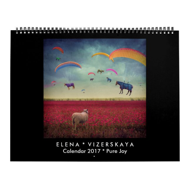 Elena Vizerskaya Art Calendar 2017 PURE JOY (Cover)