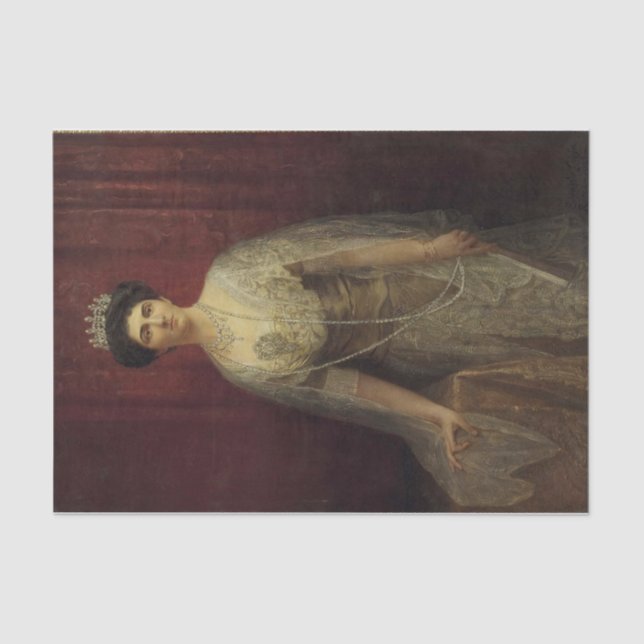 Elena von Montenegro by Edoardo Gioja Tissue Paper (Front)