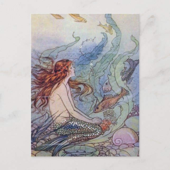 Elenore Abbott The Mermaid Postcard (Front)
