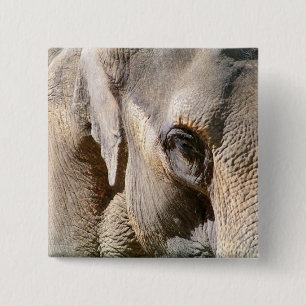 ELEPHANT 15 CM SQUARE BADGE
