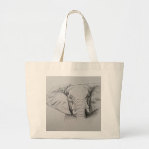 Elephant 2011 large tote bag