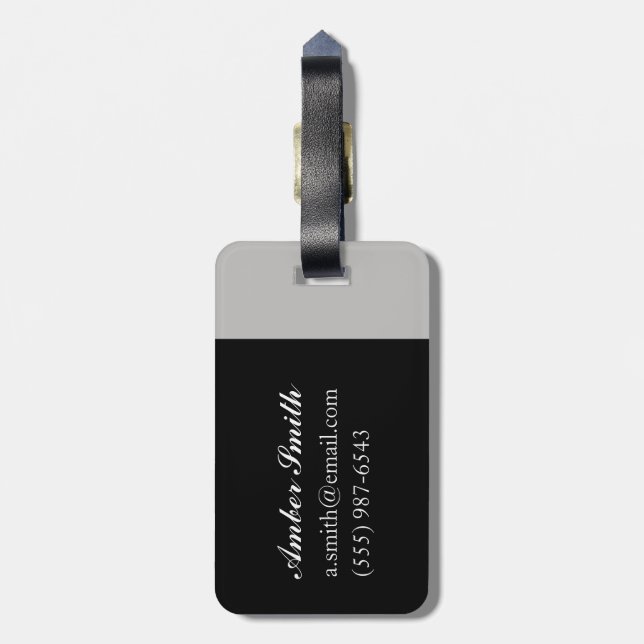 Elephant 2011 luggage tag (Back Vertical)