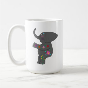Elephant abundance coffee mug