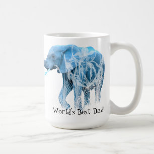 Elephant African Animal World's Best Bonus Dad Coffee Mug