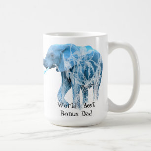Elephant African Animal World's Best Bonus Dad Coffee Mug