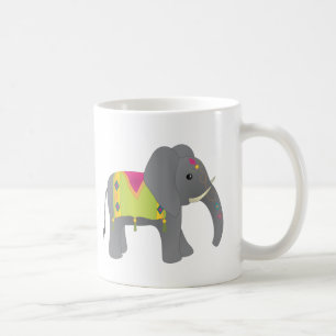 Elephant All Dressed Up Coffee Mug