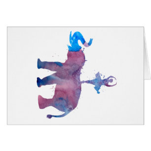 Elephant and ballerina