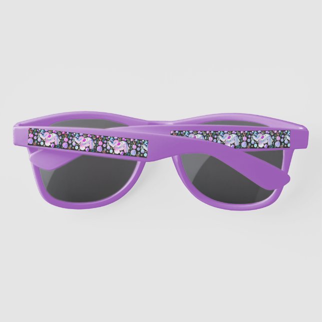 Elephant and Bubbles Sunglasses (Back)